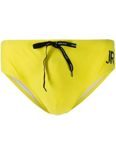 John Richmond Maddison Swimming Trunks In Yellow