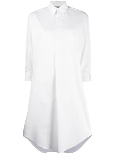 Blanca Vita Oversized Shirt Dress In White