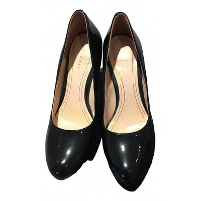 Pre-owned Cole Haan Patent Leather Heels In Black