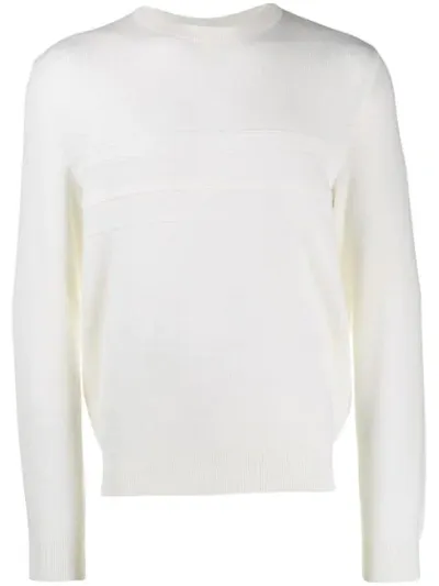 Apc Raised Knit Jumper In White