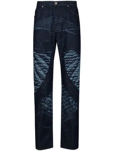 Stefan Cooke X Lee Printed Slim-leg Jeans In Blue