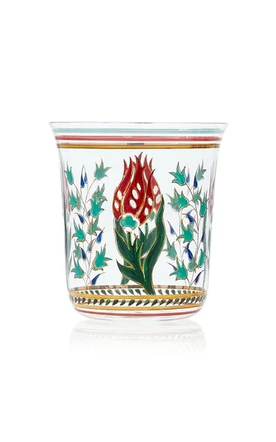 Lobmeyr Persian No. 1 Handpainted Floral Motif Tumbler In Multi