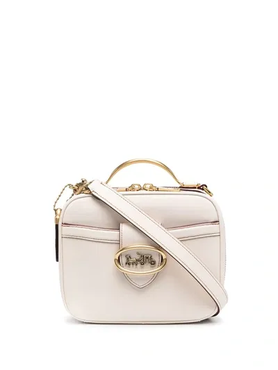 Coach Riley Lunchbox Tote In Brass/chalk