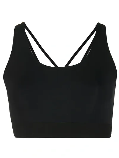 Redemption Lattice-back Performance Bra In Black