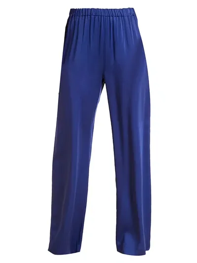 Marina Rinaldi Frisottino Wide-leg Trousers In China Blue