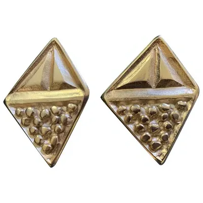 Pre-owned Saint Laurent Earrings In Gold