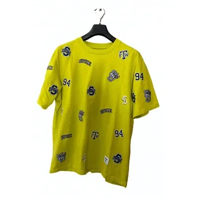 Pre-owned Supreme Yellow Cotton T-shirt