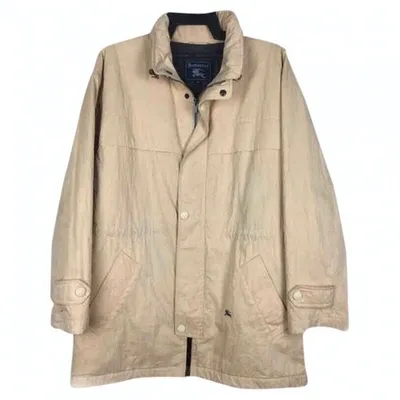 Pre-owned Burberry Jacket In Beige