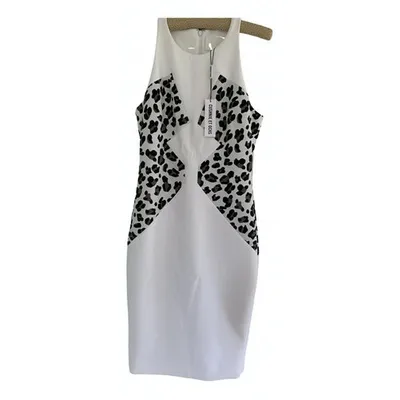 Pre-owned Cushnie Et Ochs Mini Dress In White