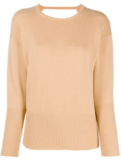 Peserico Knitted Top In Neutrals