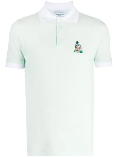 Casablanca Casa Hotel Polo Shirt In Green