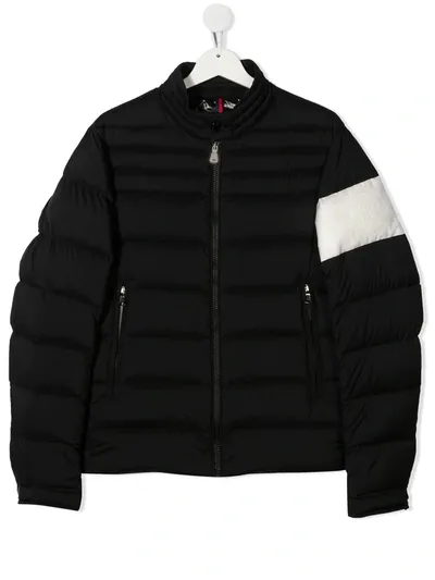 Moncler Kids' Padded Down Jacket In Black