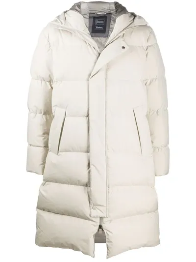 Herno Hooded Parka Laminar Jacket In Neutrals