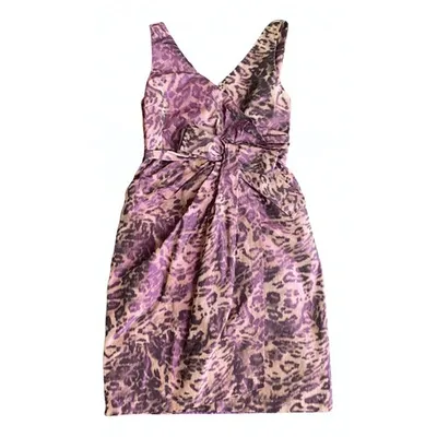 Pre-owned P.a.r.o.s.h Mid-length Dress In Purple