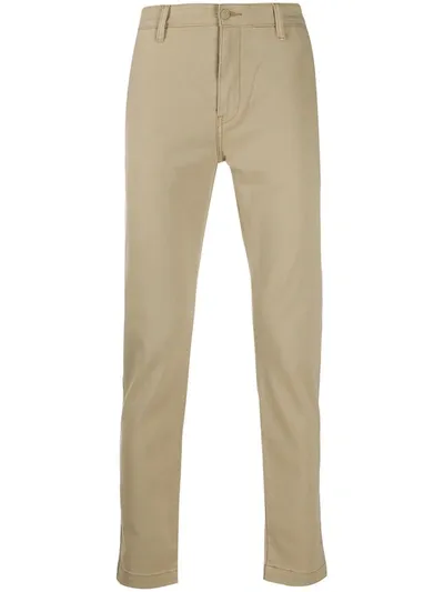 Levi's Slim Tapered Fit Chinos In True Chino Beige Shady Wash-neutral In Brown