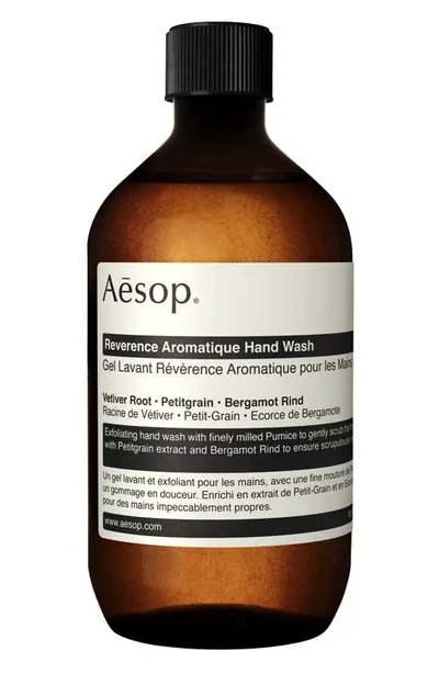 Aesop Reverence Aromatique Hand Wash Refill With Screw Cap 16.9 Oz. In Refill (no Pump)