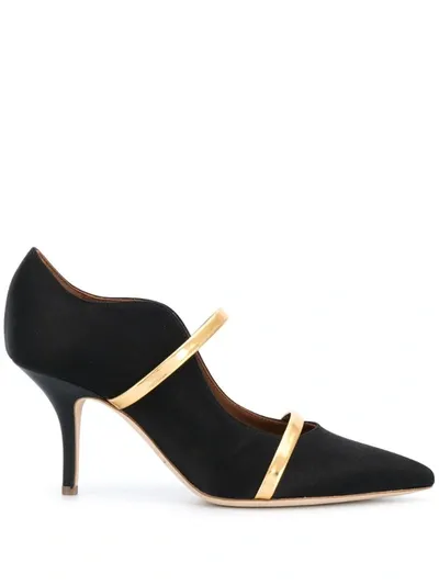 Malone Souliers Pointed Toe Pumps In Black