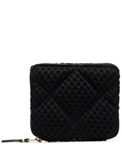 Comme Des Garçons Fat Tortoise Zip-around Wallet In Black