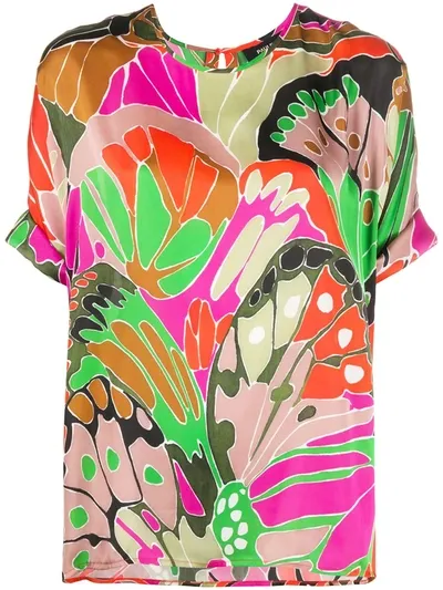 Paule Ka Graphic Print T-shirt In Pink