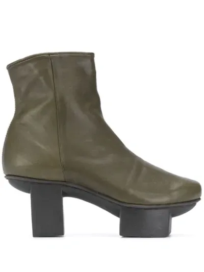 Trippen Spike Sat Boots In Green