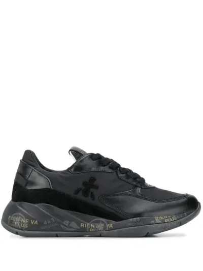 Premiata Scarlett Low-top Sneakers In Black