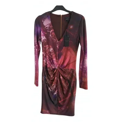 Pre-owned Ted Baker Mid-length Dress In Multicolour