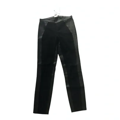 Pre-owned Iro Slim Pants In Black