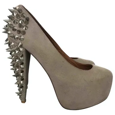 Pre-owned Jeffrey Campbell Heels In Beige