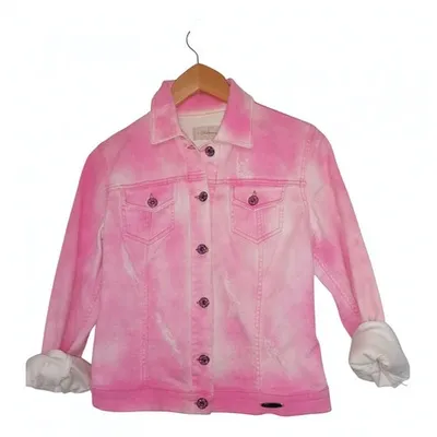 Pre-owned Blumarine Biker Jacket In Pink