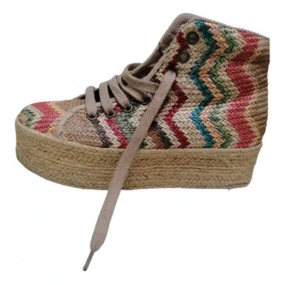 Pre-owned Jeffrey Campbell Cloth Espadrilles In Multicolour