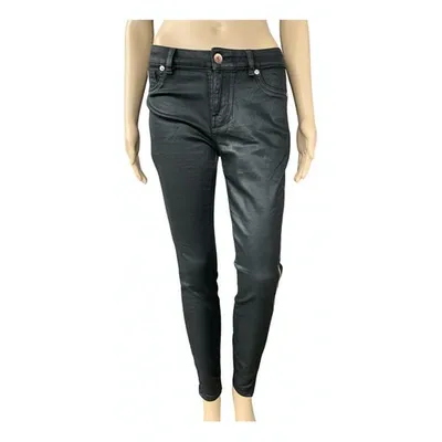 Pre-owned Ted Baker Slim Jeans In Black