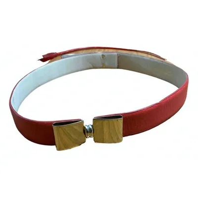 Pre-owned Elisabetta Franchi Leather Belt