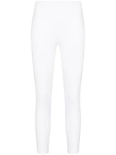 Skin High-waisted Cotton Leggings In White