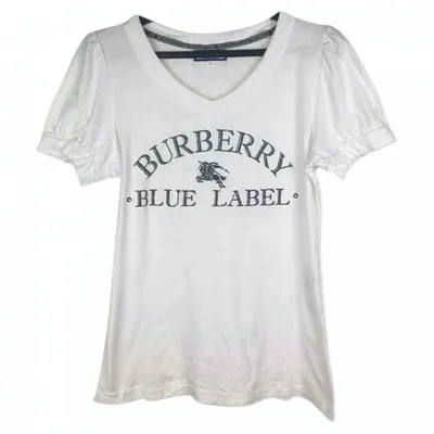 Pre-owned Burberry T-shirt In White