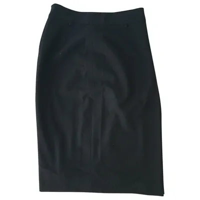 Pre-owned Seventy Mid-length Skirt In Black