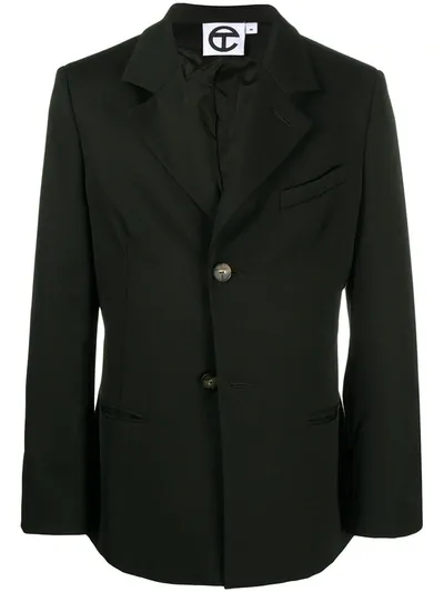 Telfar Single-breast Jacket In Black