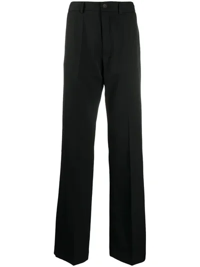 Telfar Split Hem Trousers In Black