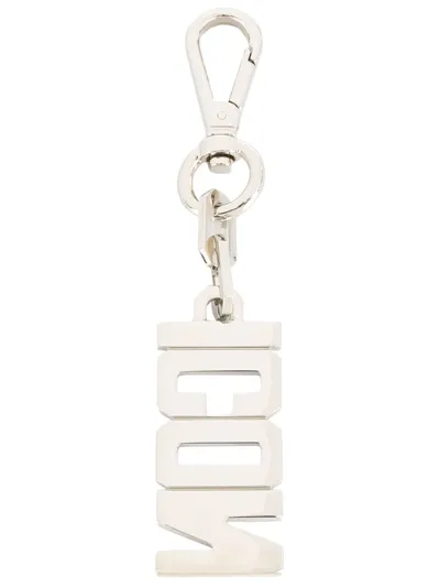 Dsquared2 Icon Logo Key Ring In Silver