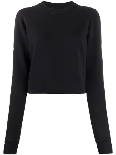 Rick Owens Drkshdw Drkshdw By Rick Owens Women's Black Cotton Sweatshirt