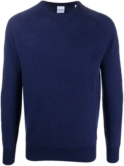 Aspesi Crew Neck Jumper In Blue