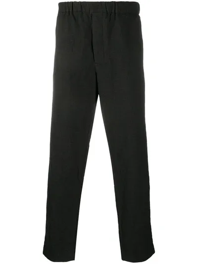 Casey Casey Elasticated Waist Trousers In Black