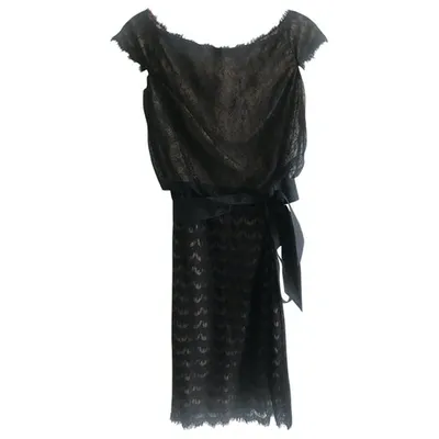 Pre-owned Tadashi Shoji Dress In Black