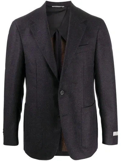 Canali Unlined Blazer In Blue