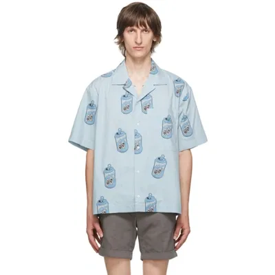 Jacquemus Blue 'la Chemise Jean' Short Sleeve Shirt