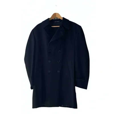 Pre-owned Paul Smith Wool Coat In Black