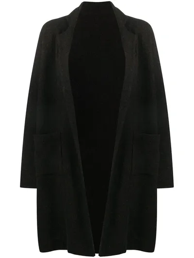 Daniela Gregis Oversized Single-breasted Coat In Brown