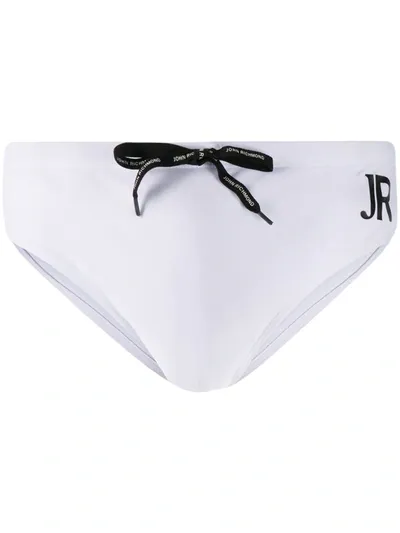 John Richmond Maddison Swimming Trunks In White