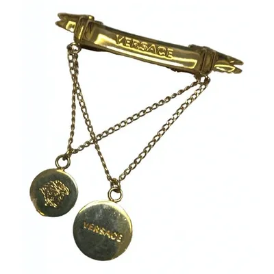 Pre-owned Versace Jewellery In Gold