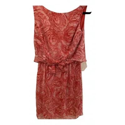 Pre-owned Giambattista Valli Silk Mid-length Dress In Pink