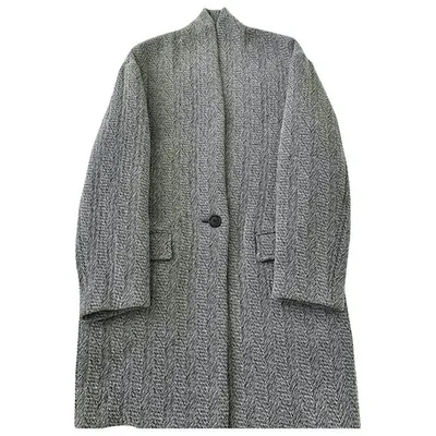 Pre-owned Isabel Marant Étoile Wool Coat In Grey